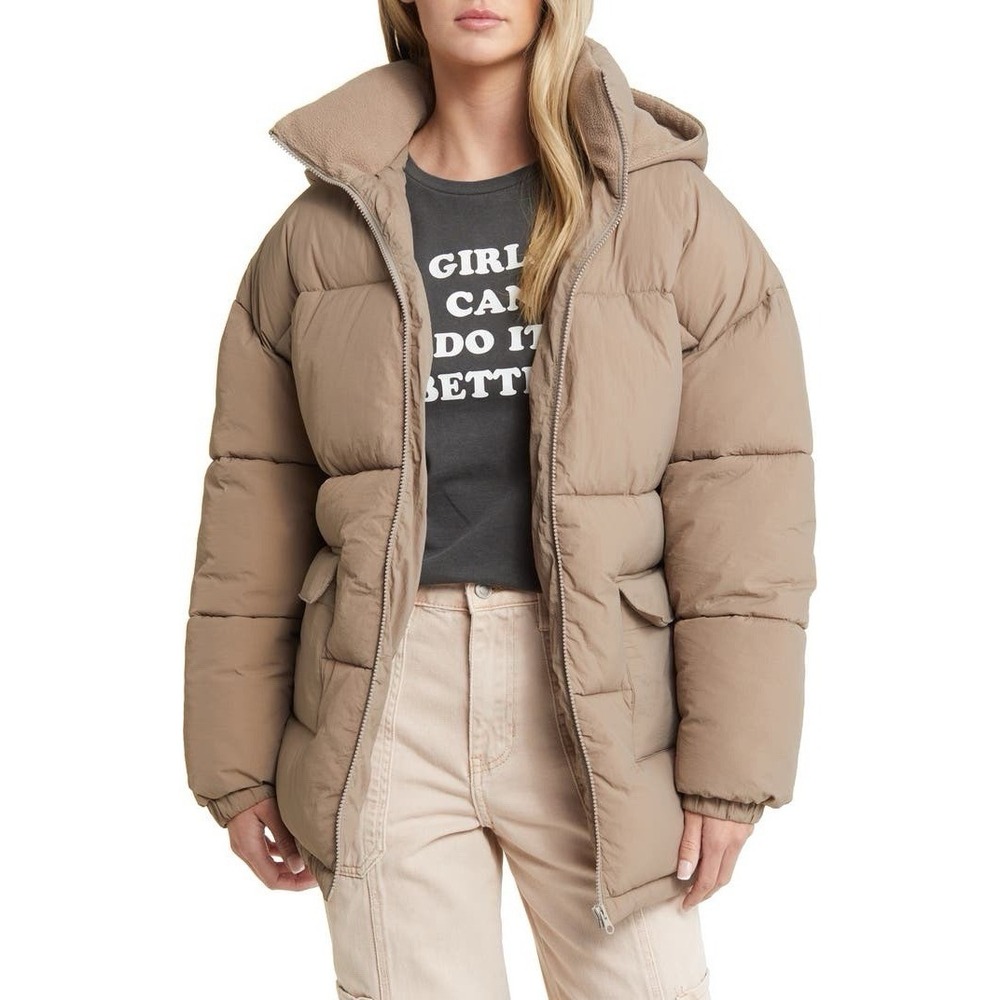Hooded Longline Puffer Jacket BP.NWT size XL